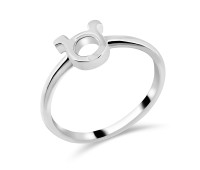 Taurus Zodiac Silver Ring NSR-432